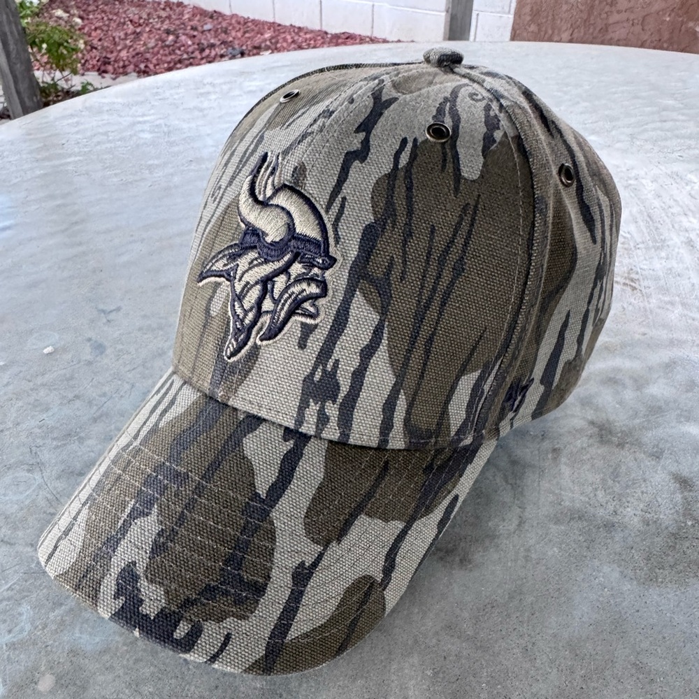 Carhartt Minnesota Vikings Camo Baseball Hat Official 47
